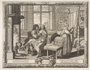 触摸Le Toucher，约。 1638。 作者 亚伯拉罕·博斯（Abraham Bosse）