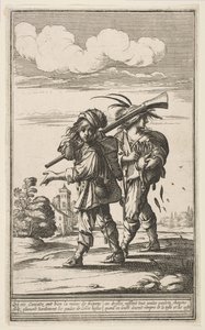 两位掠夺者，17世纪中叶至晚期。 作者 亚伯拉罕·博斯（Abraham Bosse）