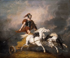 库图林的汽车：“战争汽车像死亡之火一样开来，1815年