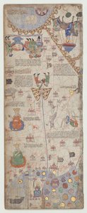 加泰罗尼亚语地图集，第11张，1375年