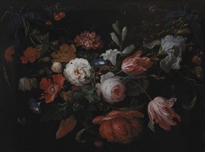 花环 作者 亚伯拉罕·米尼翁（Abraham Mignon）