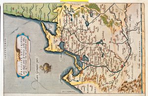 波兰东北部、俄罗斯、立陶宛 作者 亚伯拉罕·奥特里乌斯（Abraham Ortelius）