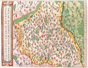 州：德国巴伐利亚州 作者 亚伯拉罕·奥特里乌斯（Abraham Ortelius）