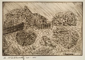 无题六幅版画之一，1903-1925。