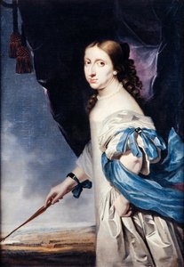 瑞典女王克里斯蒂娜女王肖像1626-1689，1661年
