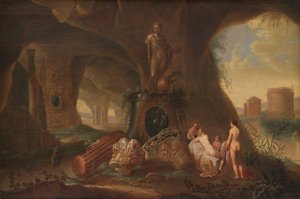 石窟中的仙女 作者 Abraham van Cuylenborch