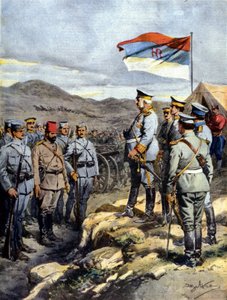 巴尔干战争：黑山国王尼古拉斯 作者 阿基里·贝尔特拉姆（Achille Beltrame）