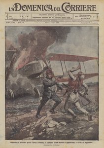 赫拉克勒斯船长被迫降落在萨尔内克（阿尔巴尼亚），使机器着火并杀死一名袭击者