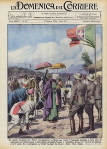从回收的蒂格雷流向意大利指挥部的许多地方做出行动？ 作者 Achille Beltrame