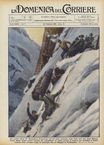 在Fenestrelle营的21名高山部队中，阿尔塔多拉山谷的雪崩不堪重重？
