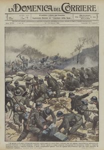 白天和晚上，奥地利司令部正在投掷新的意大利线，这只是？ 作者 Achille Beltrame