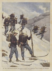 SKJ NellEs国民军，一个在Mont Cenis提供SKJ的高山士兵排