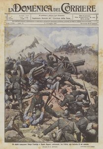 Alpini征服了Malga Fossetta和Monte Magari，其中包括一系列六门大炮