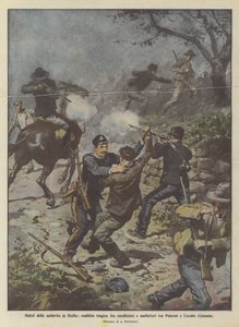 西西里岛黑社会的Guizzi，Paterno和Licodia（卡塔尼亚）之间的carabinieri和犯罪分子之间的悲剧性冲突