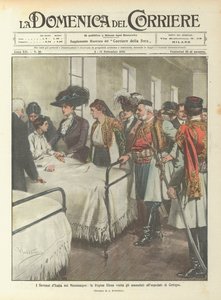 而Sovrani dItalia nel Montenegro，Regina Elena参观了Cettigne的入场券