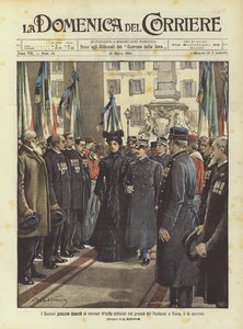 我索夫拉尼14日去了罗马万神殿的意大利退伍军人 作者 Achille Beltrame