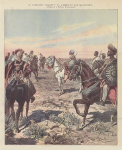 Mozzetti上尉在Ras Maconnen Field 作者 Achille Beltrame