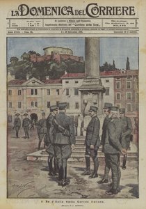 Il Re di Italy访问意大利戈里齐亚