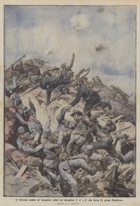 对Monfalcone附近的Quota 85 3°，4°和11°营的Bersaglieri骑自行车者的胜利攻击