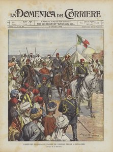 在耶路撒冷到达红衣主教法拉利的意大利朝圣之旅 作者 Achille Beltrame