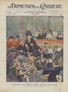 7月29日晚在蒙扎暗杀翁贝托国王 作者 Achille Beltrame
