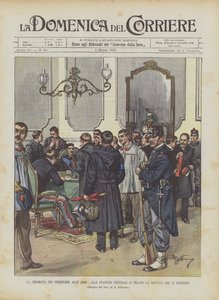 2月25日早晨在米兰中央火车站召唤武器的人 作者 Achille Beltrame