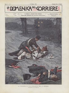1月29日的Tragedia Di Villa Bellocchi 作者 阿基里·贝尔特拉姆（Achille Beltrame）