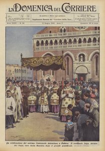 在帕多瓦举行的第七届安东尼亚诺的庆祝活动 作者 Achille Beltrame