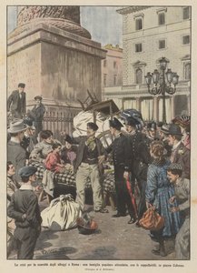 罗马的住房短缺危机，一个受欢迎的家庭等待着？ 作者 Achille Beltrame