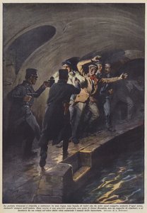 维也纳警察是否能够在下水道中抓获一伙小偷七年？ 作者 Achille Beltrame