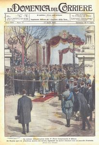 Va Fiera Campionaria di Milano庄严的落成典礼 作者 阿基里·贝尔特拉姆（Achille Beltrame）