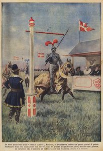 哈姆雷特市的中世纪节日 作者 Achille Beltrame