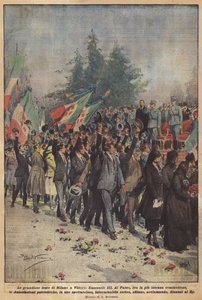 米兰与Vittorio Emanuele III的盛大聚会 作者 Achille Beltrame