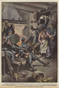 奥地利在入侵国家的傲慢态度 作者 Achille Beltrame