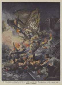 在Melun（法国）可怕的冲突中，责任的受害者，邮政工人去了吗？ 作者 Achille Beltrame