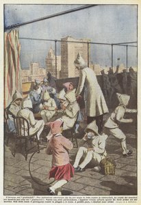 冬天在摩天大楼上 作者 Achille Beltrame
