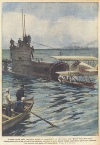 海军建造的最新消息，水上飞机潜艇，美国海军 作者 Achille Beltrame