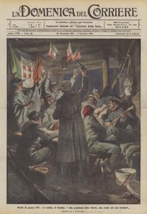 1915年战争的圣诞节，在减少，敬酒，到家园的伟大，到远方的亲爱的健康！