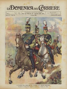 SM Mutso Hito，日本皇帝和世袭王子 作者 Achille Beltrame