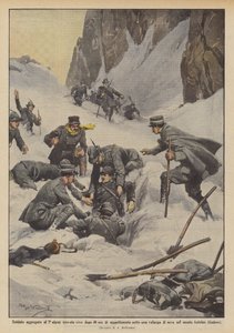 在雪崩下埋葬40小时后，士兵聚集到第7位阿尔卑斯山还活着？