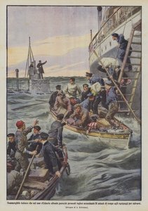 德国潜艇在爱尔兰海下沉了几个英国轮船调整10分钟？