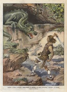 斯卡拉剧院，米兰，Siegfried Col Drago的战斗，在瓦格纳的齐格弗里德歌剧院