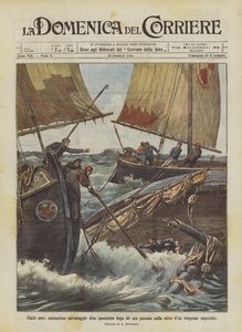 谦逊的英雄，在40个小时的停留dun bragozzo倒挂后，一位渔民奇迹般的拯救