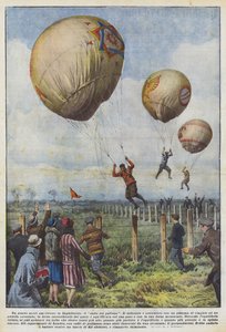 在英格兰的一项新的美国运动，随着球的跳跃 作者 Achille Beltrame