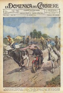 摩托车手的新运动 作者 阿基里·贝尔特拉姆（Achille Beltrame）
