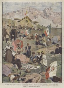 山中的树木节，在Rifugio della Grigna Meridionale上升了1500人？ 作者 Achille Beltrame