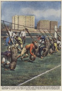 橄榄球比赛的一种奇怪的训练形式 作者 Achille Beltrame