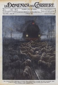 一场大屠杀的绵羊 作者 Achille Beltrame