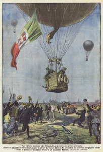 意大利在安特卫普奥运会上的胜利 作者 Achille Beltrame