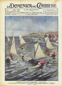1920年夏天的一个奇怪的消息，人类帆船出现的数量很多，而且？
